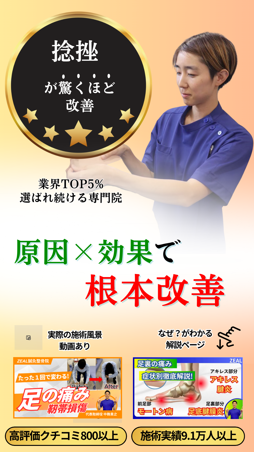 捻挫の痛みが改善|玉野市田井ジール鍼灸整骨院