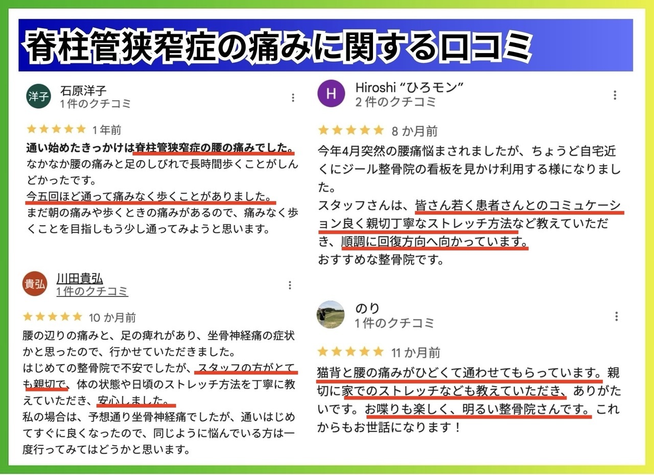 口コミ｜玉野市ジール鍼灸整骨院