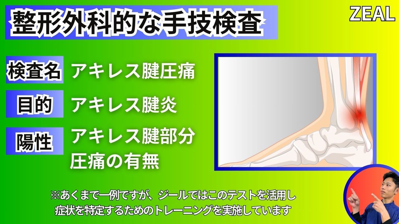 アキレス腱炎の検査方法｜玉野市ジール鍼灸整骨院